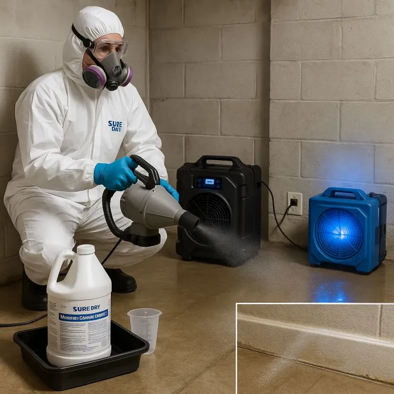 Sanitization and Odor Removal process in Visalia, CA